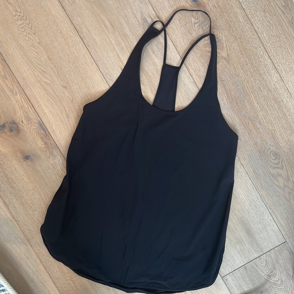Classic Lululemon black racerback tank small  double strap